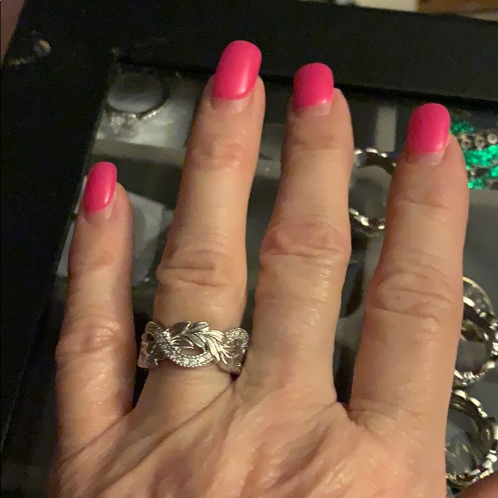 New Women’s Infinity Rings Crystals woven 6, 9